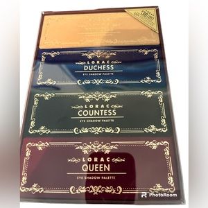 LORAC The Royal Collection of 4 eyeshadow sets.